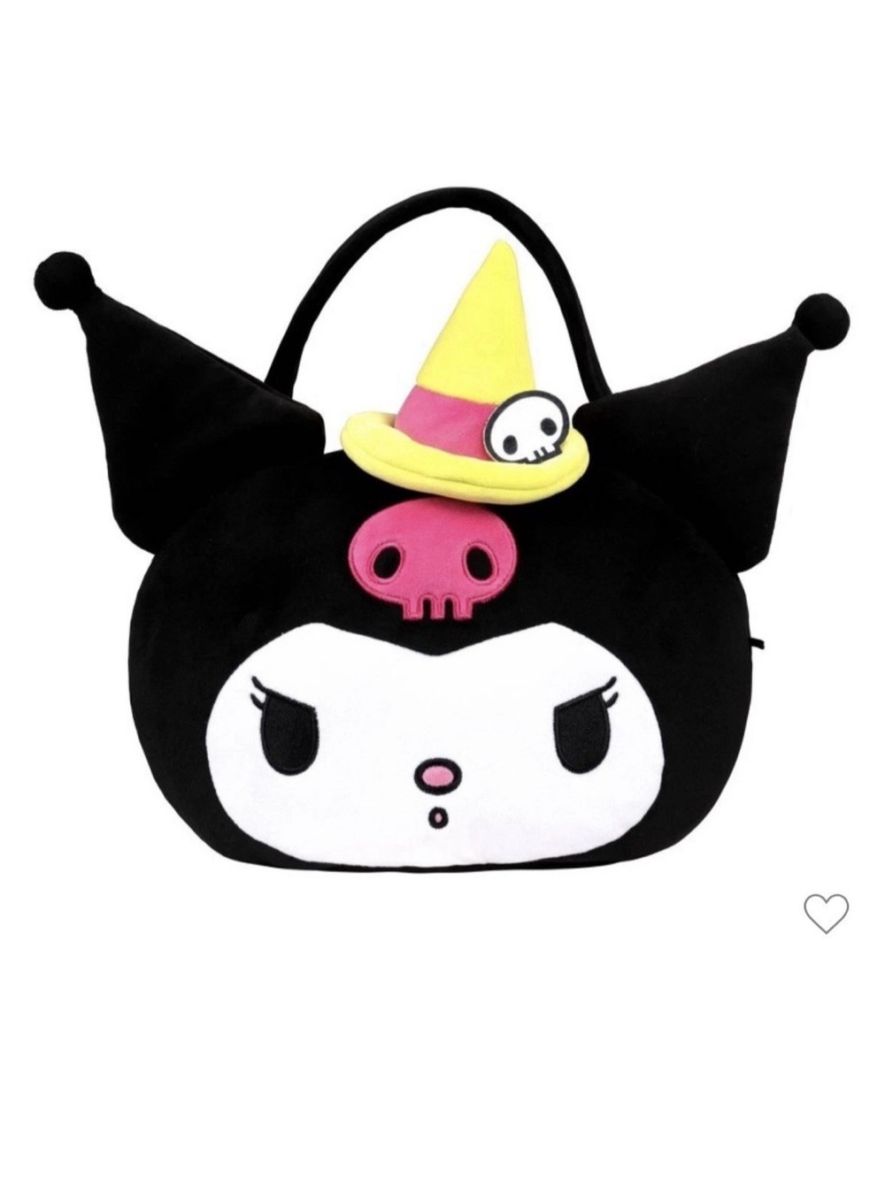 Hello Kitty Kuromi Halloween Trick or Treat Bag Pail Costume Accessory Kit Black
